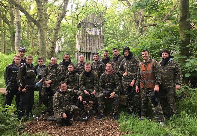 Stag do at Paintball bedlam paintballing 1